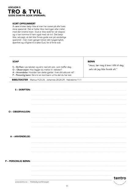 Tenark 5: Tro og tvil