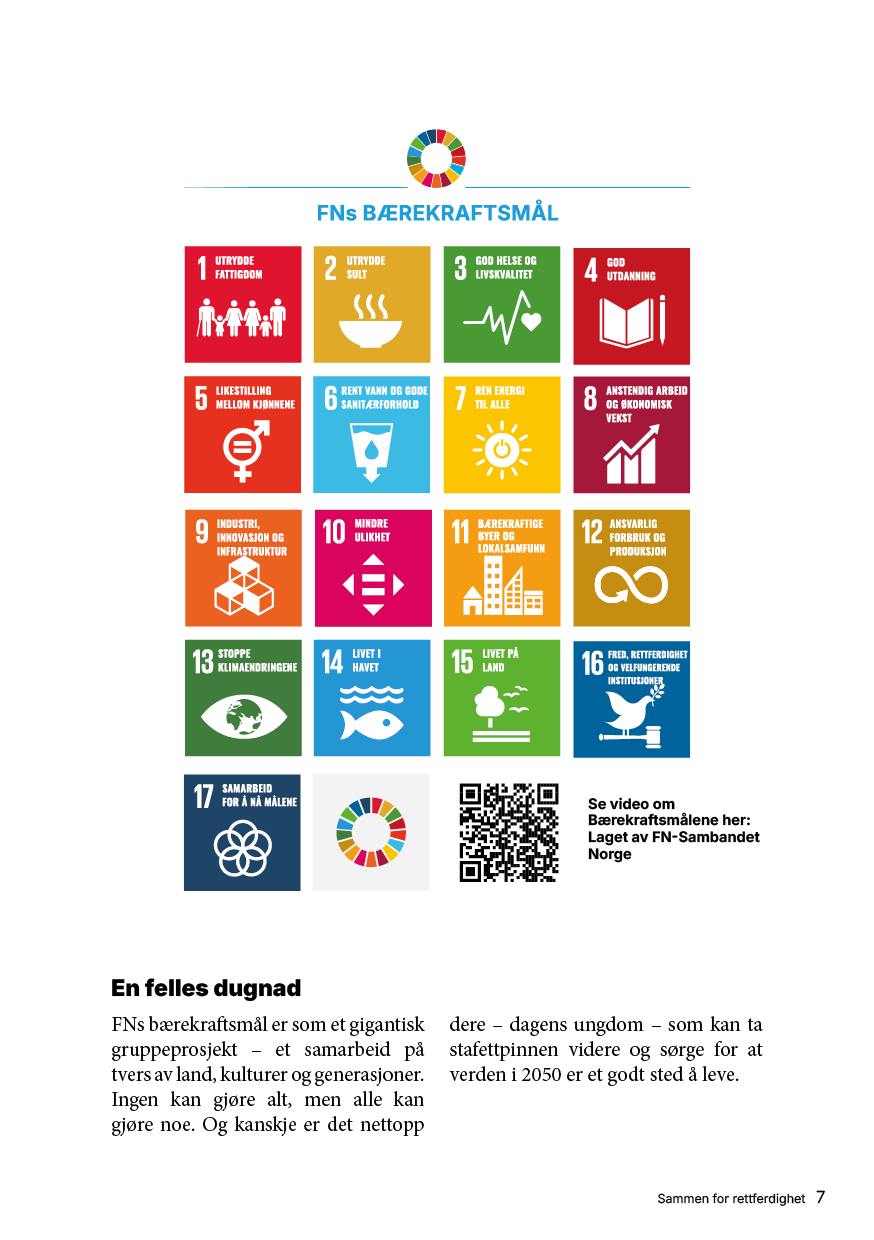 Bærekrafthefte - Sammen for rettferdighet - Bilde 3